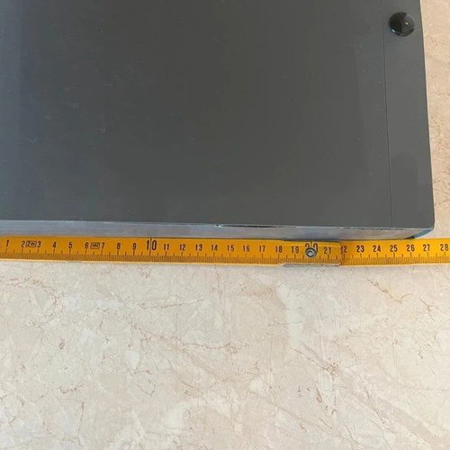 Briefcase plastic, like new, gray, size 38x27x4 cm