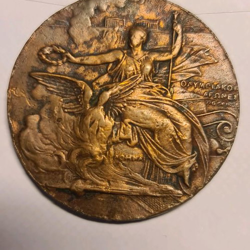 Olympic bronze medal Athens 1906 used