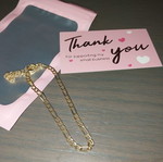 Bracelet new, gold color