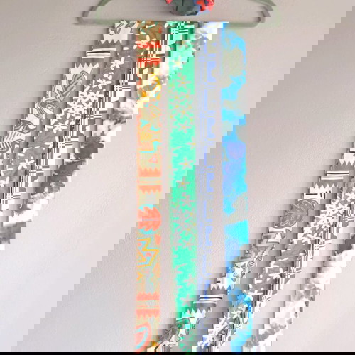 Ζώνες Karavan 4 υφασμάτινες σαν καινούργιες με δώρο λαστιχάκι μαλλιών