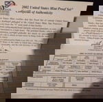 USA COIN PROOF SET 2002