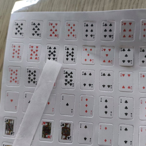 Set of 54 Mini Card Games new, compact poker for travel
