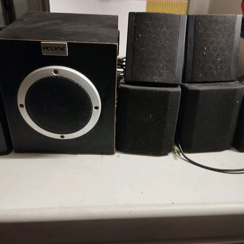 PC Line 5.1 Stereo Speakers, 9W Real Music