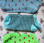 Short socks new, multicolor
