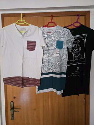 Bershka t-shirts pack of 3 size M like new