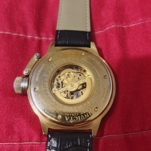 Invicta Corduba 7136 vintage men's watch used, automatic skeleton