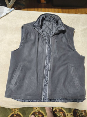 Men's Sleeveless Jacket used, gray, size XXL