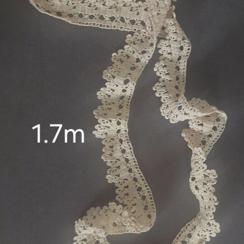 Handmade lace variety in designs and lengths like new