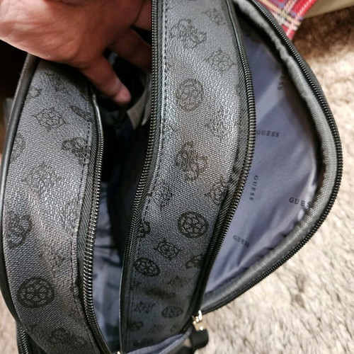 Guess backpack new, black and gray