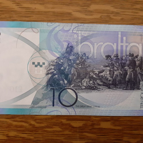 Gibraltar 10 Pound 2010 banknote Queen Elizabeth II