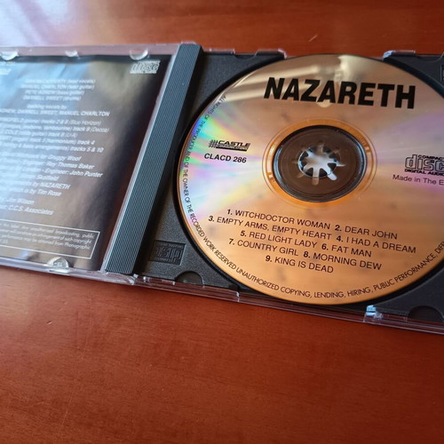 Nazareth CD debut album 1992 Castle Classics reissue, like new