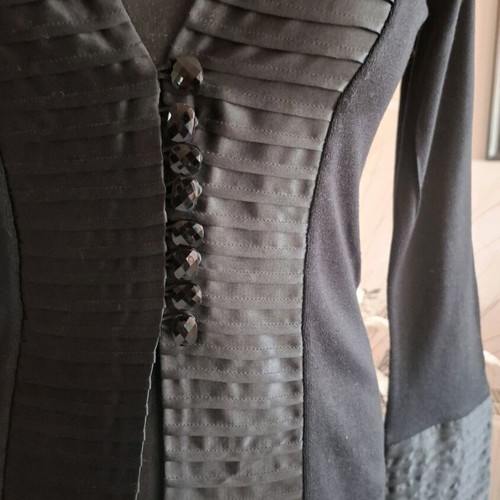 Nugat London silk black blouse jacket like new XS