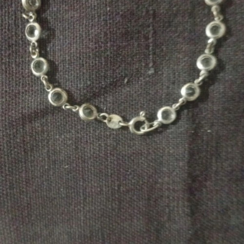 Silver 925 bracelet with zircon stones