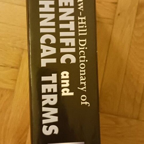 McGraw-Hill Dictionary of Scientific and Technical Terms new English dictionary