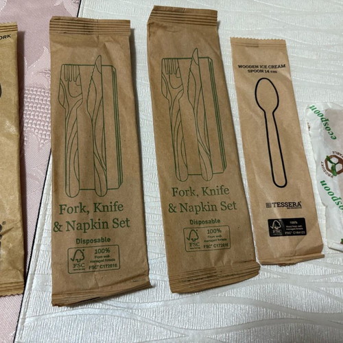Wooden Cutlery Set new