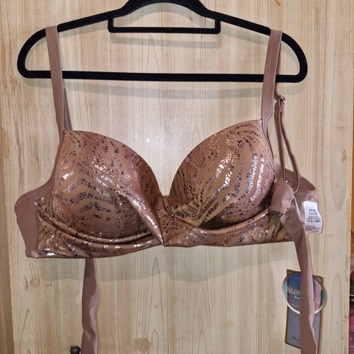 Swimsuit new, brown, adjustable straps, size XL