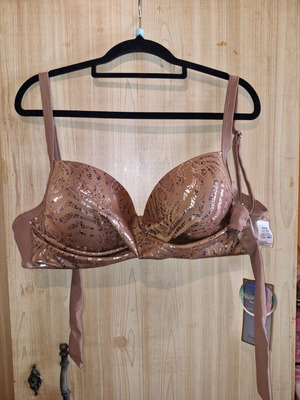 Swimsuit new, brown, adjustable straps, size XL