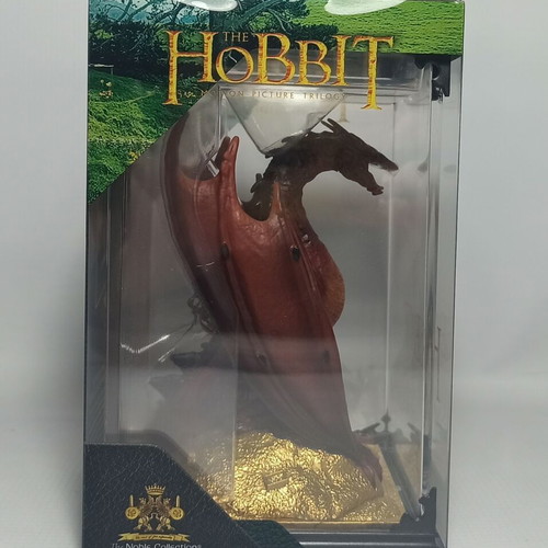 The Hobbit Smaug 7'' Statue with Acrylic Case new