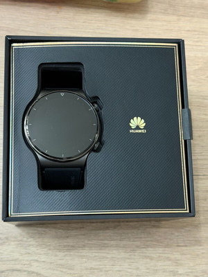 Huawei Watch GT 2 Pro smart watch σαν καινούργιο με δερμάτινο λουράκι και πλαίσιο τιτανίου