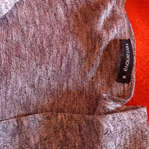 Long gray cardigan like new, size M