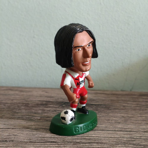 Giovanni Olympiacos Miniature Figure like new, 1999-2000 Puma Aspis jersey