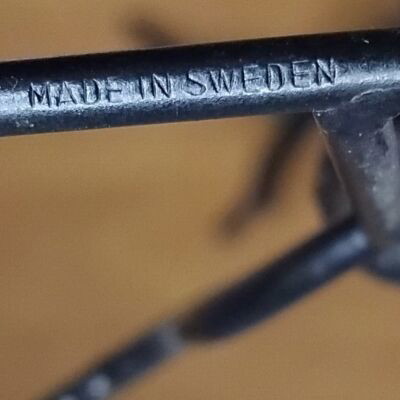 Vintage Gunnar Ander Metal Candleholders Sweden 1950s-60s