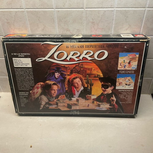 Zorro board game used AS 1990