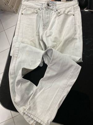 Pull & Bear jeans used, size 44, white