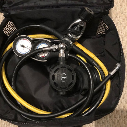 TUSA X-Pert RS-460 breathing regulator used with 1st & 2nd stage octopus complete