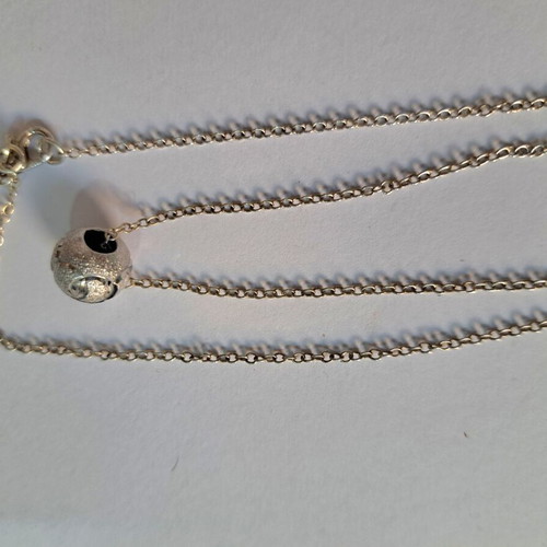 Silver pendant with sphere like new