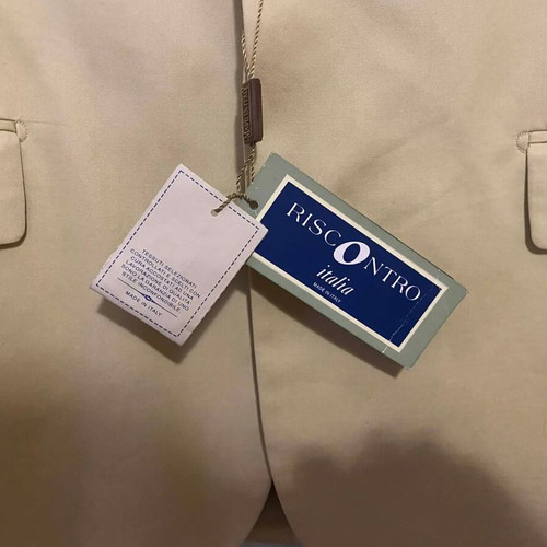 Men's jacket new Italian tailoring size 54 beige