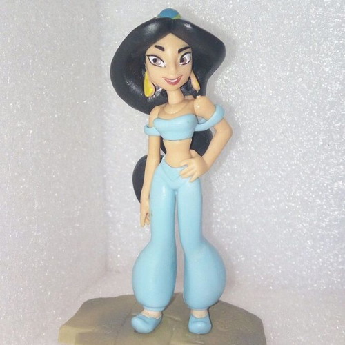 Disney princess figures set Jasmine Mulan Cinderella 9cm like new