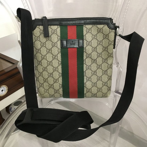 Gucci Ophidia Messenger leather shoulder bag used, colorful