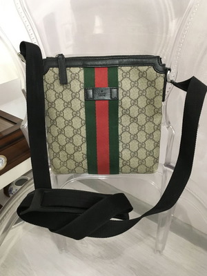 Gucci Ophidia Messenger leather shoulder bag used, colorful