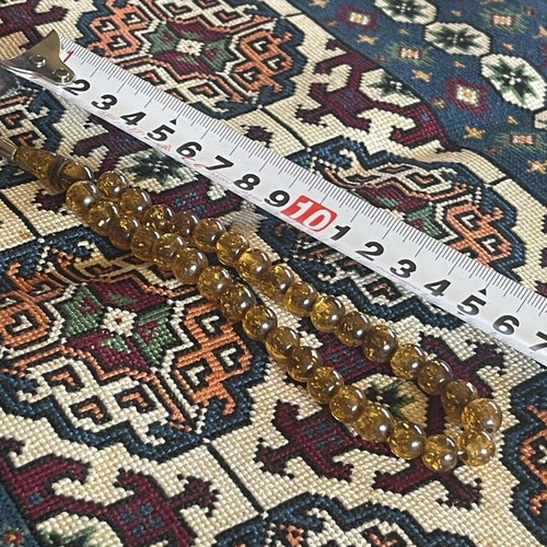 Worry beads from pure Baltic amber used 16 grams