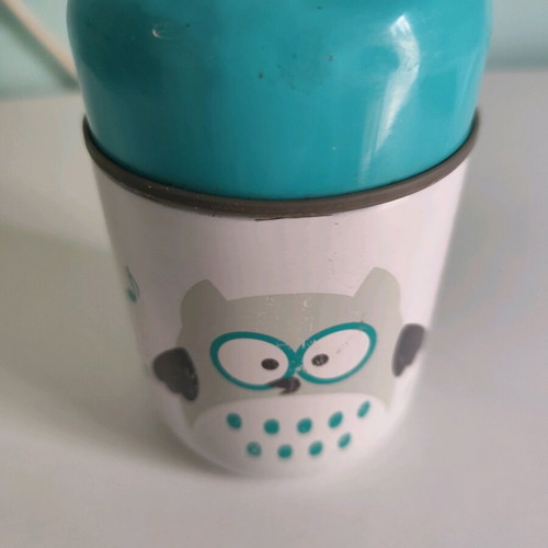 BBLUV Stainless Steel Food Thermos 300ml used Aqua Blue