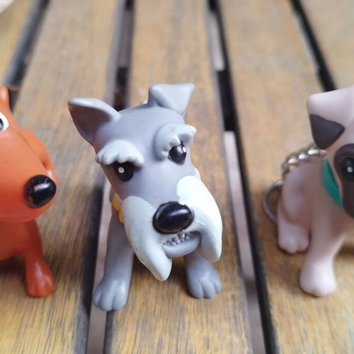Dog figures used, pack of 5 pieces