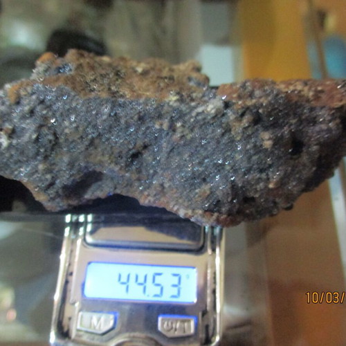 Chalcophanite mineral new Greek size 7 cm, weight 44+ g