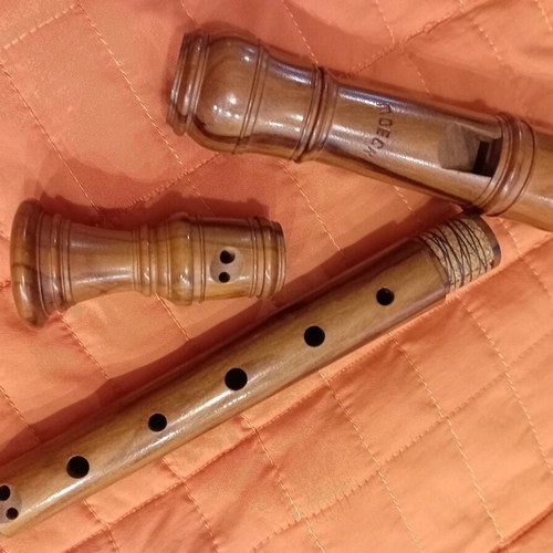 Soprano recorder Moeck Rottenburgh model like new olive wood