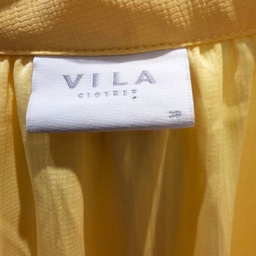 Vila summer dress size M like new, yellow