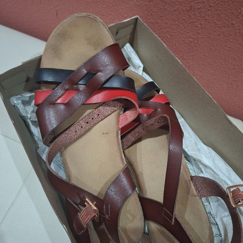 Leather sandals size 37 used