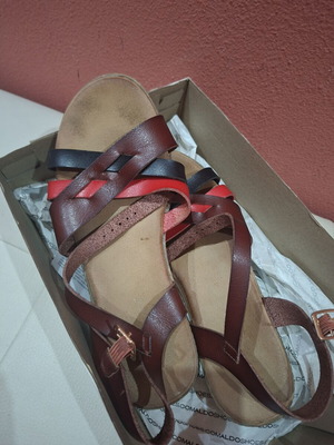 Leather sandals size 37 used