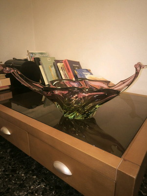 Murano Italy Vintage Large Basket Like New