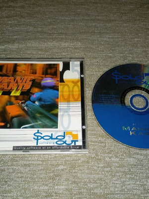 Manic Karts PC DOS game like new, racing