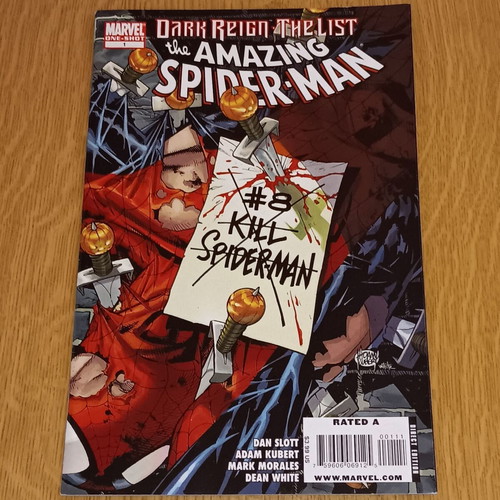 Amazing Spider-Man Dark Reign The List (2009) #1 like new