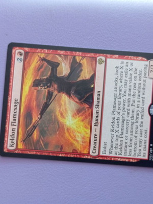 Keldon Flamesage κάρτα Magic The Gathering σαν καινούργιο