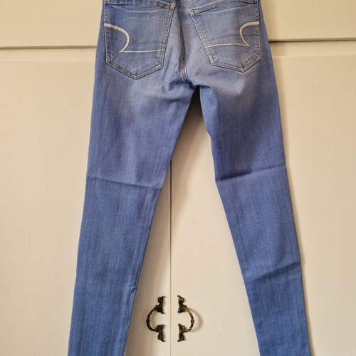 American Eagle high-rise light wash jeans like new XS/S
