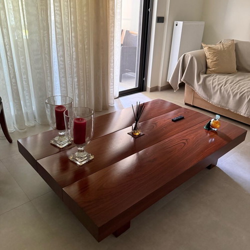 Coffee table 145x95 solid walnut like new
