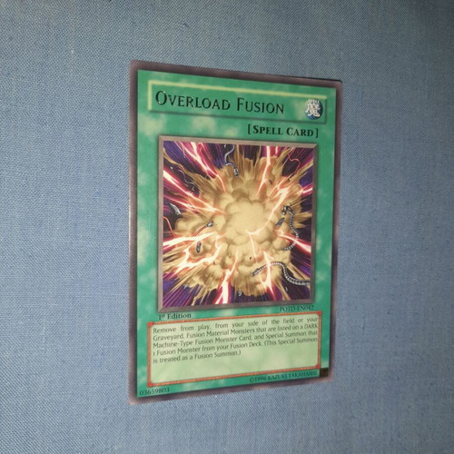 Yu-Gi-Oh Overload Fusion card new, rare 1st edition