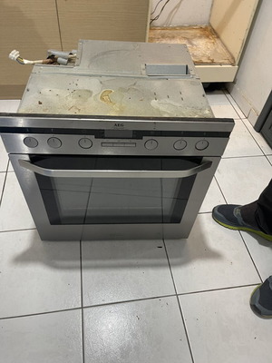 Εντοιχιζόμενος φούρνος και κεραμικές εστίες AEG Electrolux μεταχειρισμένος, μοντέλο E4101-5-M
